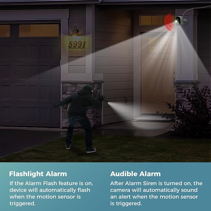 Vicohome CG6 Best 2K Solar Security Camera Wireless Outdoor System, No NVR - Image 9