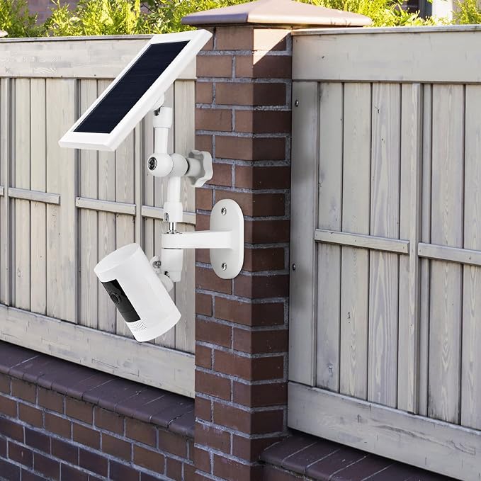 2-in-1 Wall Mount for Ring Solar Panel, Ring Stick Up Cam Battery, Spotlight - Image 5