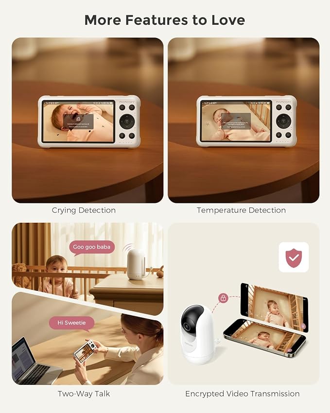 Momcozy BM04 Smart WiFi Baby Monitor - Image 9