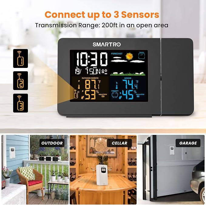 SMARTRO SC91 Projection Alarm Clock - Image 6