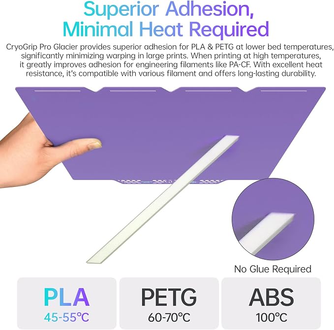 BIQU CryoGrip Pro Glacier Purple Compatible - Image 2