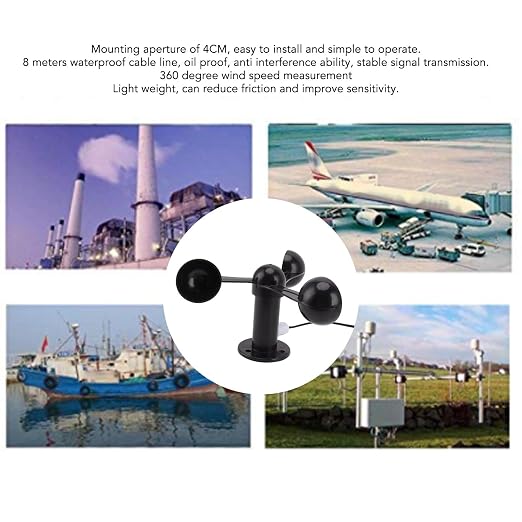 Anemometer Sensor Wind Speeds Cup, Wind Speed Sensor - Image 5