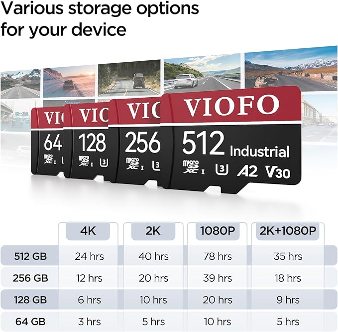 VIOFO 64GB Industrial Grade High Endurance microSDXC Card - Image 4