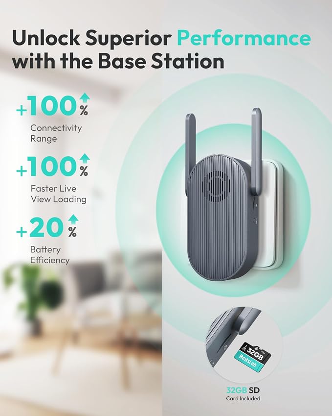 BOTSLAB 5MP Wireless Video Doorbell Camera, 180° Head-to-Toe View, AI Motion - Image 6