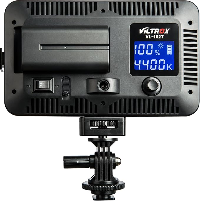 VILTROX VL-162T CRI95+ LED Video Light, Portable Camera Photo Light Panel - Image 3