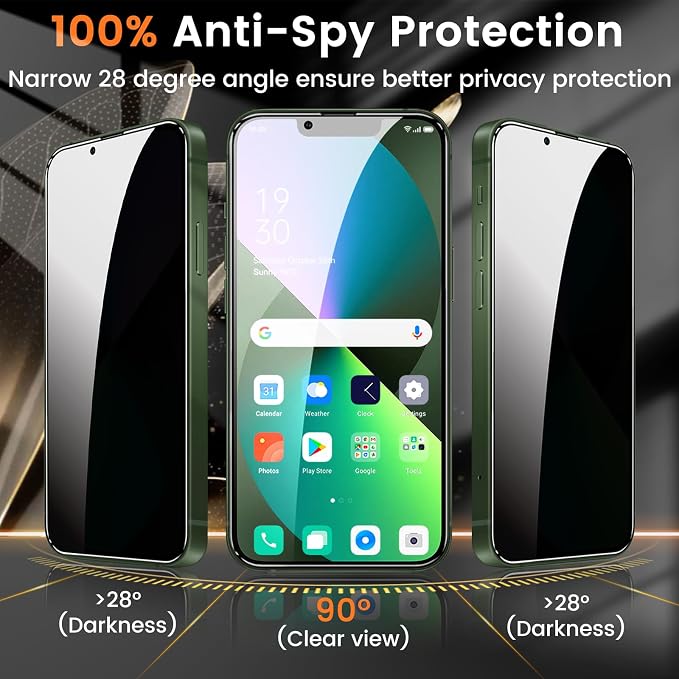 Lesakit 3+3 Pack Privacy Screen Protector - Image 3