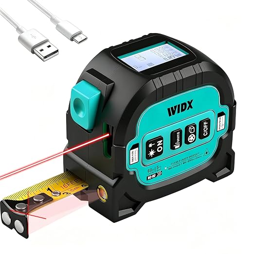 WIDX 3-in-1 Laser Tape Measure by Unknown