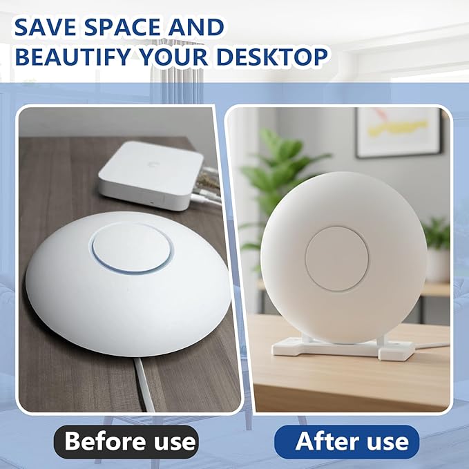 Access Point Holder with Cable Management Channel Compatible with Ubiquiti U7 - Image 5