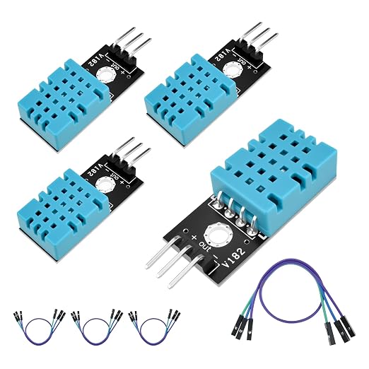 4Pcs DHT11 Digital Temperature Humidity Sensor Module by Unknown