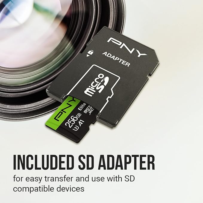 PNY 256GB Elite-X Class 10 U3 V30 microSDXC Flash Memory Card - Image 5