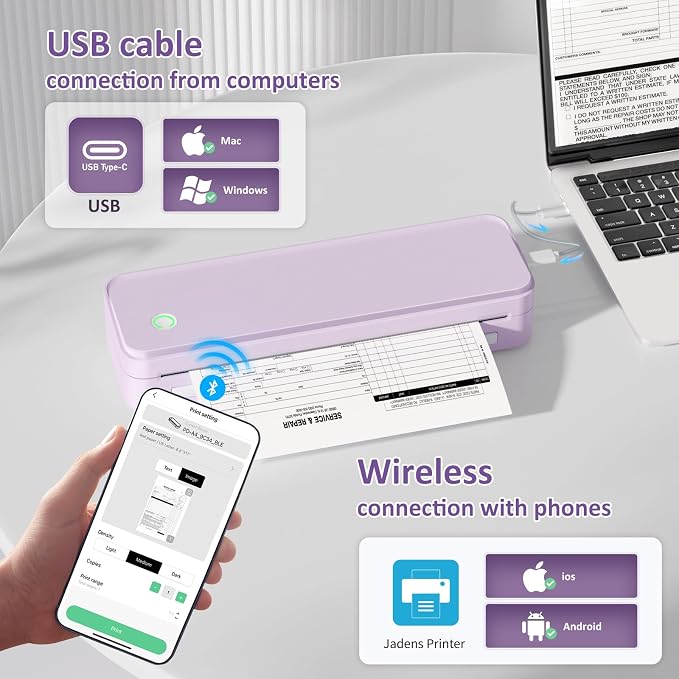 Gloryang Inkless Portable Printer - Image 2
