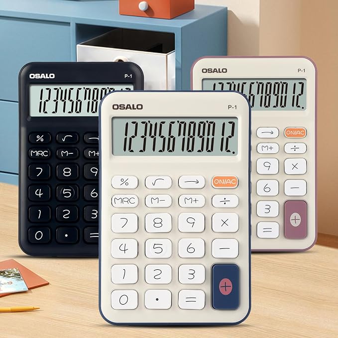 Pendancy Small Desk Calculator Cute, 12 Digit LCD Display, Basic Function - Image 8