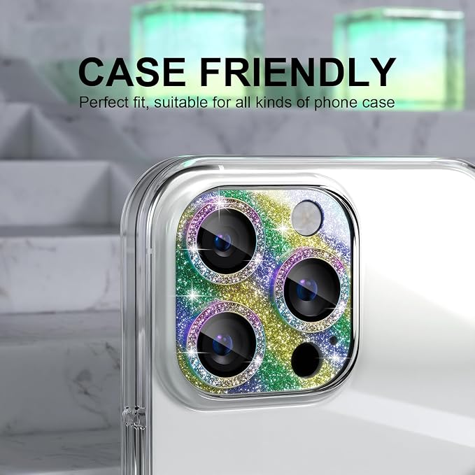 Choiche Compatible for iPhone 16 Pro/iPhone 16 Pro Max Camera Lens Protector - Image 4