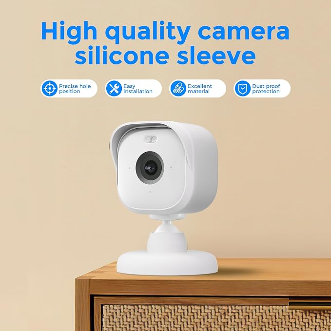 Camera Cover Compatible Blink Mini Silicone Skin Case, Anti-Scratch Protective - Image 2