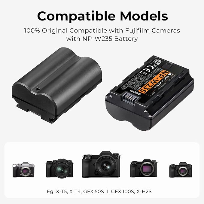 K&F Concept NP-W235 Battery Charger Set - Image 3