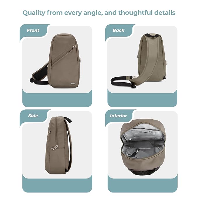Travelon Anti-Theft Classic Sling Bag - Image 5