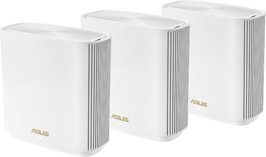 ASUS ZenWiFi Whole-Home Tri-band Mesh WiFi 6E System, Coverage up to 7 by Amazon+Renewed