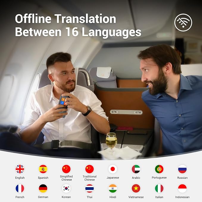 Anfier Offline Language Voice Translator Device W09 PRO - Image 2