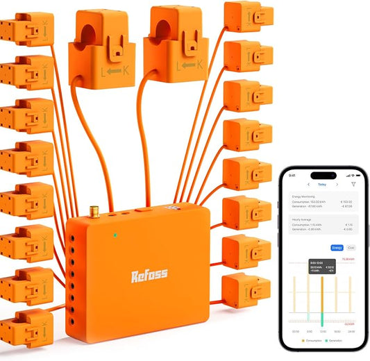 Refoss Smart Home Energy Monitor, Native Open API & Web UI, Real Time by Refoss