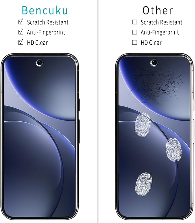 2 Pack Screen Protector for Google Pixel 9 Pro XL Tempered Glass - Image 2