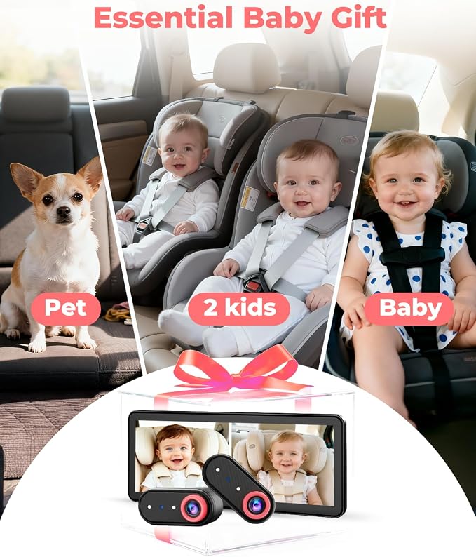 LUCKVIEW BM5PRO 7.2" 1080P HD Baby Car Camera - Image 8
