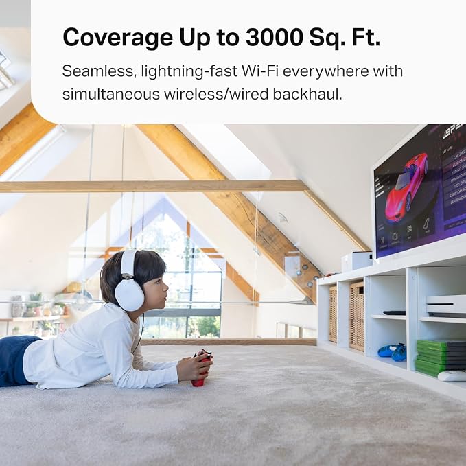 TP-Link Deco 7 Pro BE63 Tri-Band WiFi 7 BE10000 Whole Home Mesh System- - Image 7