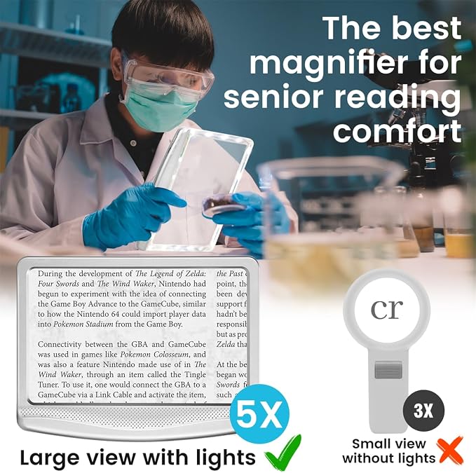Rechargeable 5X Magnifying Glass - Image 4