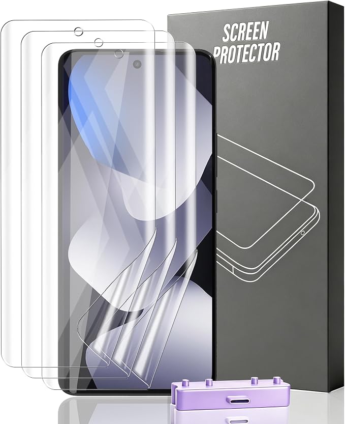 3 Pack for Xiaomi Redmi Note 15 4G/5G/15 Pro 4G Screen Protector Flexible TPU by Unknown