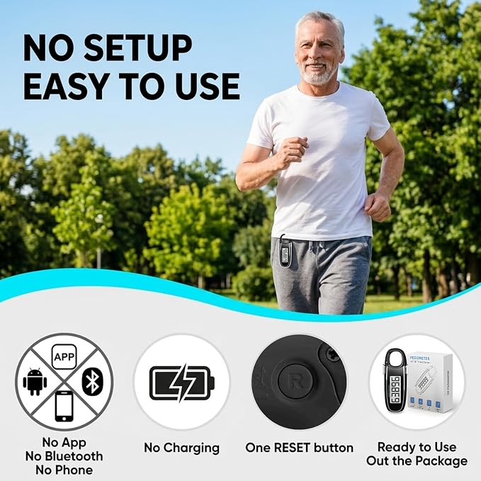 3D Pedometer for Walking, Step Counter - Image 6