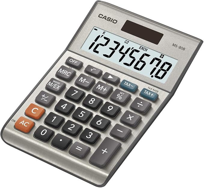 Casio MS-80B Calculator – Desktop Calculator by Casio