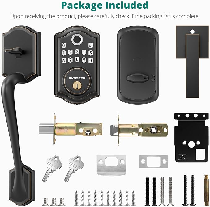 AkaGear DS10 Keyless Entry Door Lock - Image 7