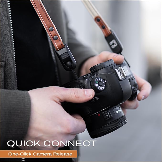 C Coiro Thin Leather Camera Strap - Image 2