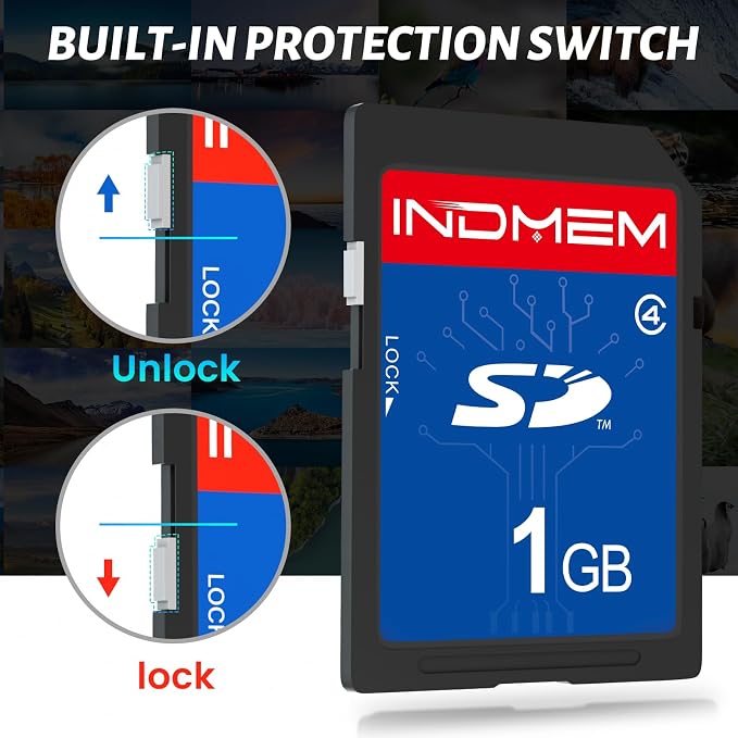 SD Card 1GB Class 4 Flash Memory Cards MLC Stanard Secure Digital Cards Camera - Image 6