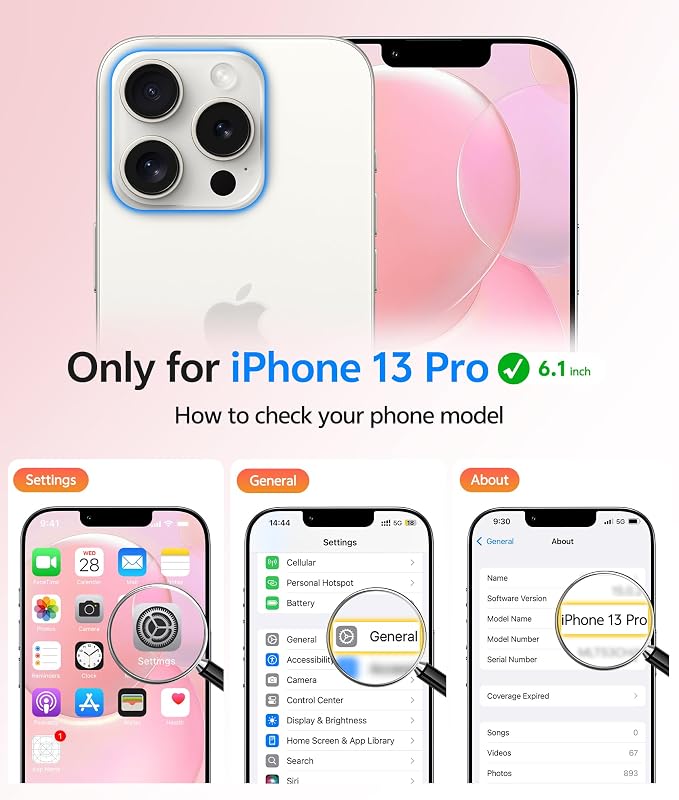 FNTCASE for iPhone 13 Pro Case: Magnetic Translucent Matte Slim Cases - Image 2