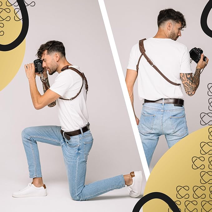 C Coiro Leather Camera Strap Crossbody - Image 6