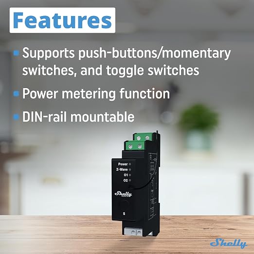 Shelly Wave Pro Shutter US | Z-Wave Shutter Controller - Image 4