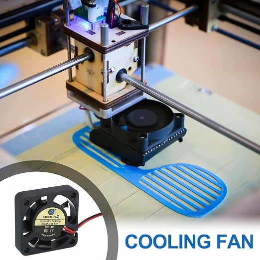 MECCANIXITY 4010 Fan 40mm x 10mm 1-3/5 Inch 5V Small Plastic Cooling Fan 2 Pin - Image 5