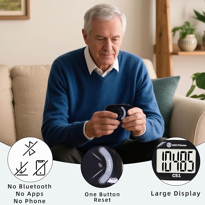 Clip-on 3D Pedometer for Walking Steps Counter - Image 5