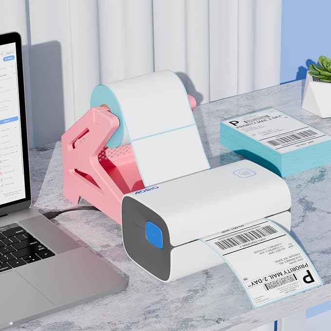 Label Holder, Compatible with Rolls and Fan-Fold Labels, Thermal Label Paper - Image 3
