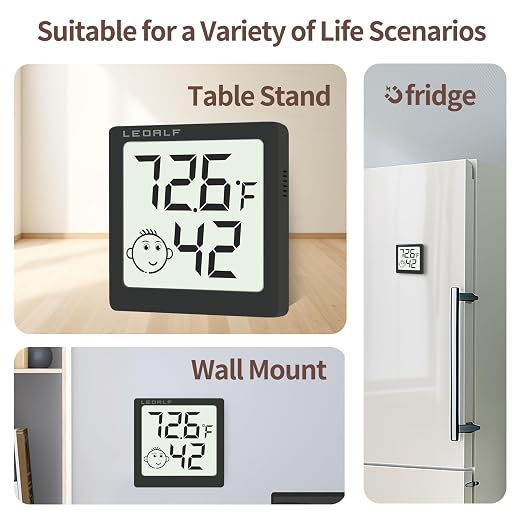 Mini Humidity Meter Hygrometer 6 Pack Room Thermometer Indoor Digital - Image 7
