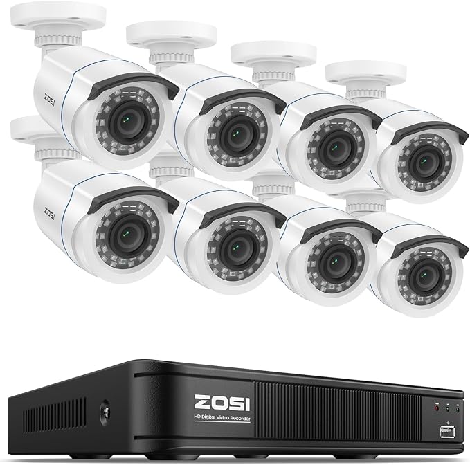 ZOSI 1080P HD Home Surveillance Camera System by ZOSI