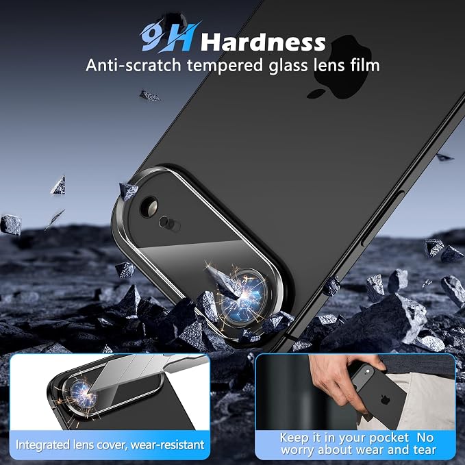 imluckies 3 Pack for iPhone 17 Air 6.5" Camera Lens Protector, HD Clear - Image 4