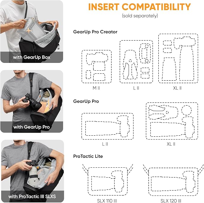 Lowepro ProTactic Lite BP 250 AW III Laptop Backpack, Top and Side access - Image 3