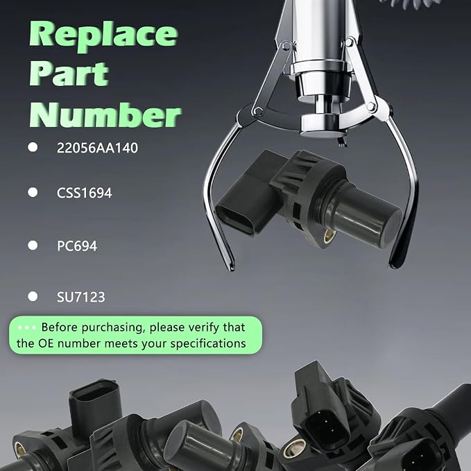 Engine Cam Camshaft Position Sensor H4 2.5L Compatible - Image 4