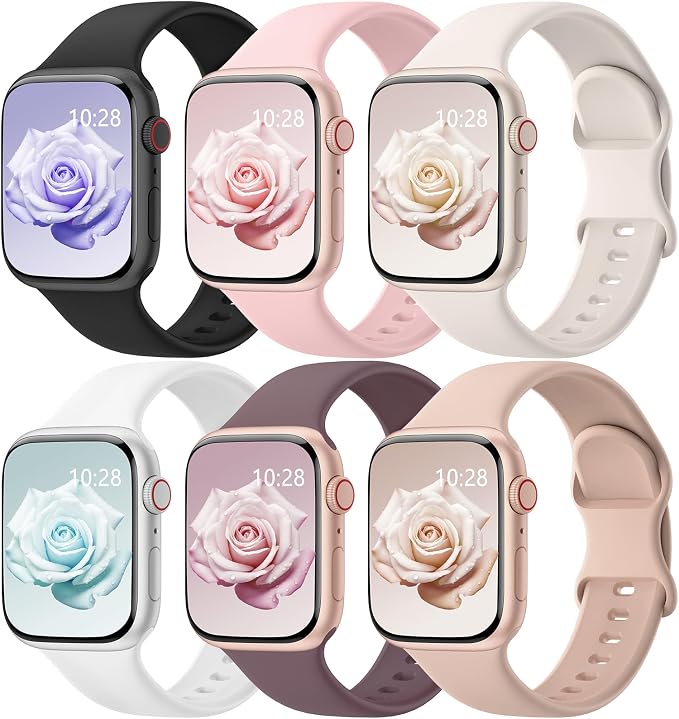6 Pack Sport Bands Compatible by HEARTBOOM