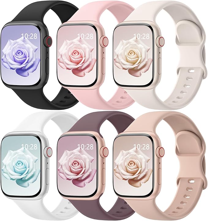 6 Pack Sport Bands Compatible by HEARTBOOM