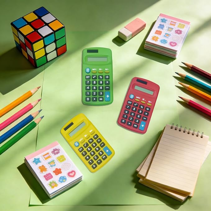 Basic Calculator Dual Power 8 Digit Desktop Calculator - Image 6