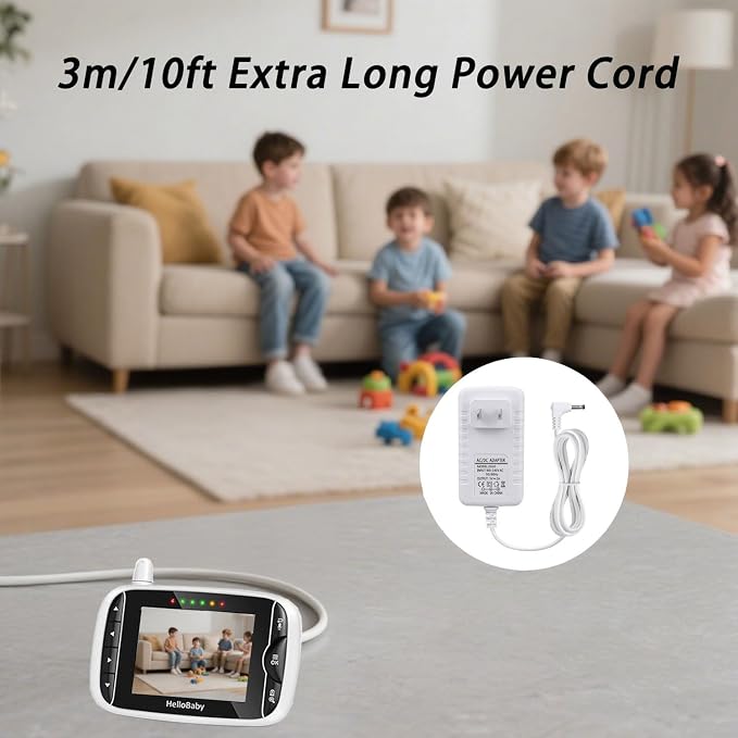 10FT Baby Monitor Charger Cable - Image 3