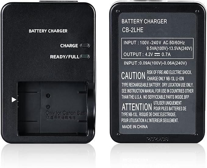 CB-2LH CB-2LHT NB-13L Battery Charger Compatible - Image 4