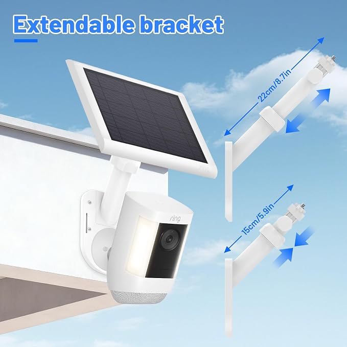 Universal 2-in-1 Wall Mount for Solar Panel & Camera-Compatible - Image 5